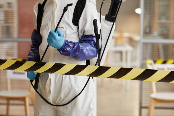 Professional Hoarding Cleanup technician working in West Columbia, TX
